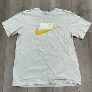 Nike Sportswear Los Angeles Swoosh Logo Graphic Tee T Shirt XL B19